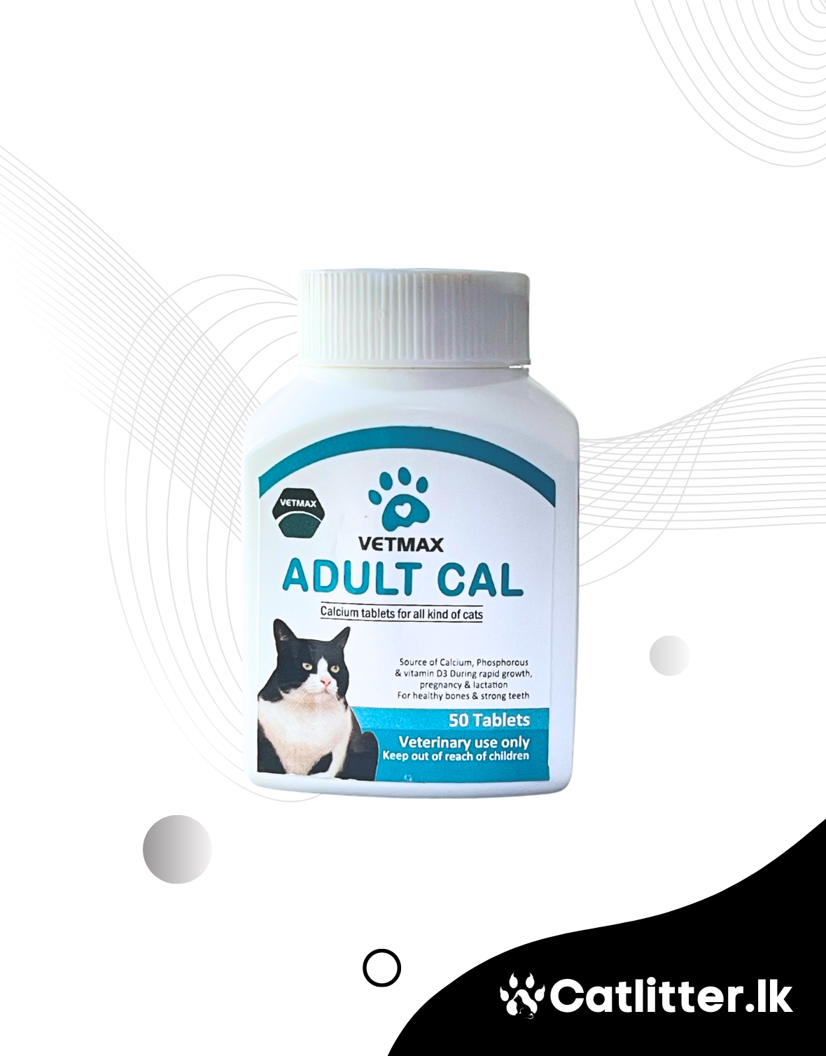 VetMax Adult CAL for Cat (50-Tablets)