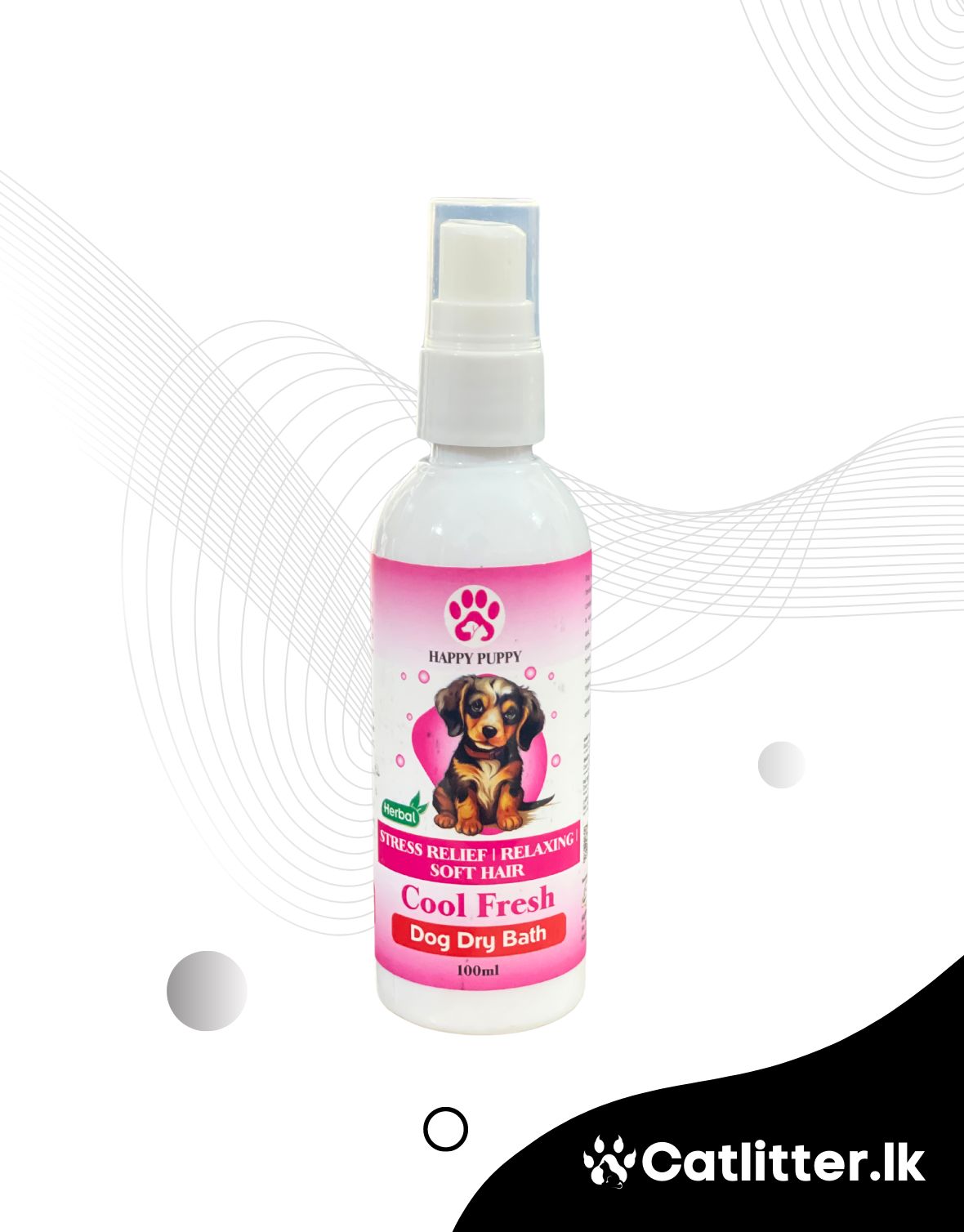 HAPPY PUPPY Dog Dry Bath 100g