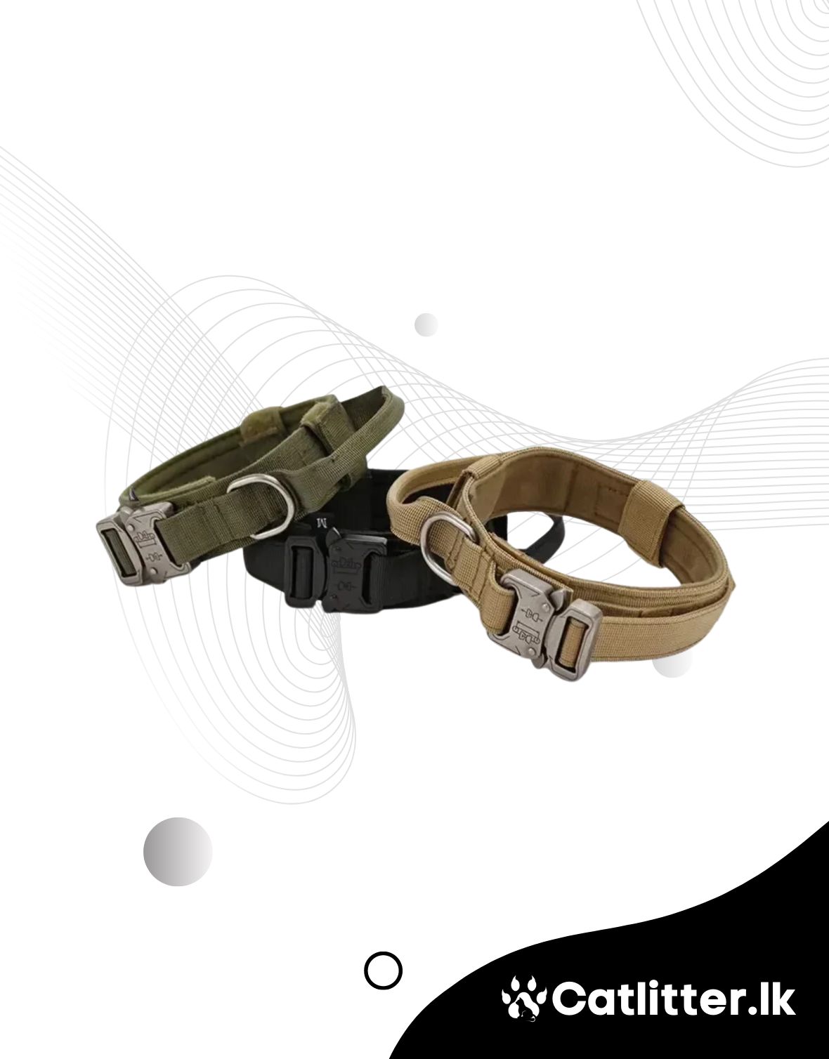 Tactical Nylon Dog Collar
