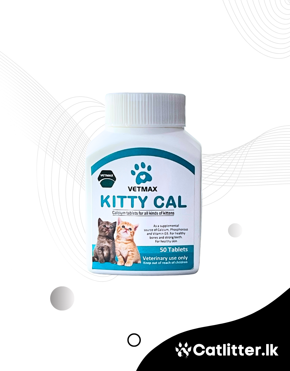 VetMax Kitty CAL for Kitten (50-Tablets)