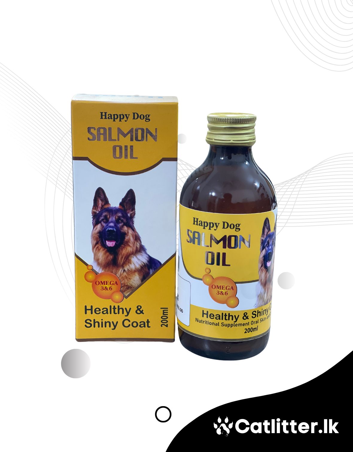 Happy Dog Salmon Oil for Dogs 200mL