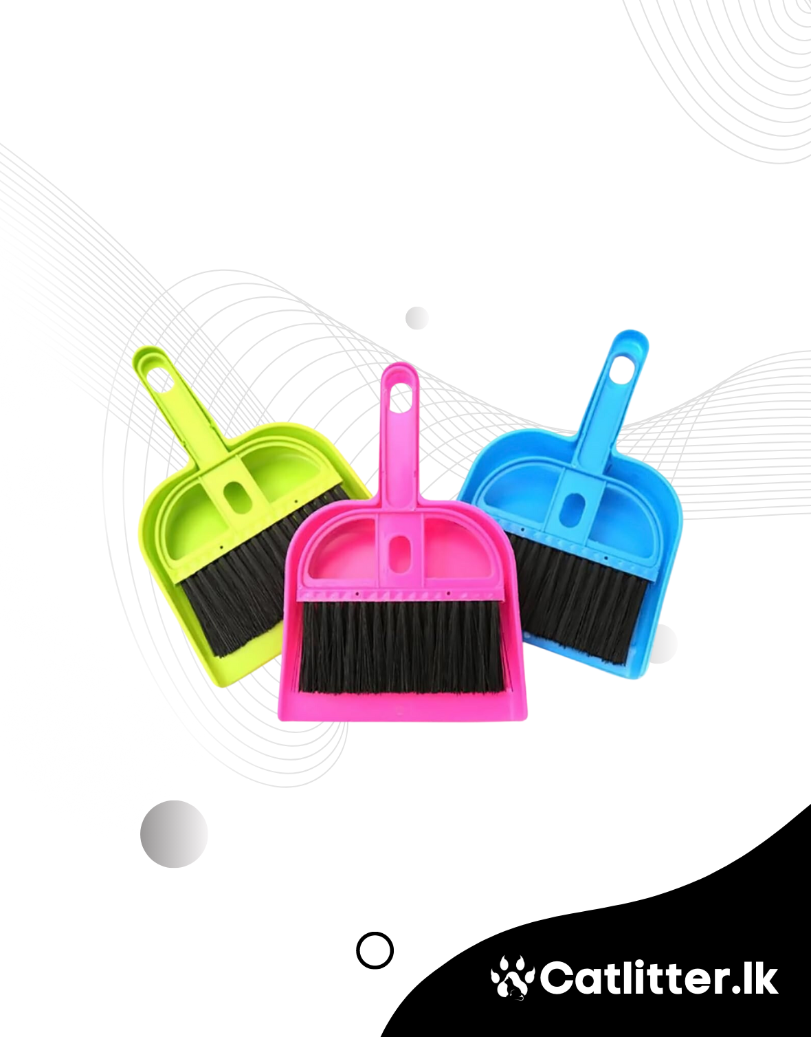 Mini Dustpan with Mini Brush Set for Pets