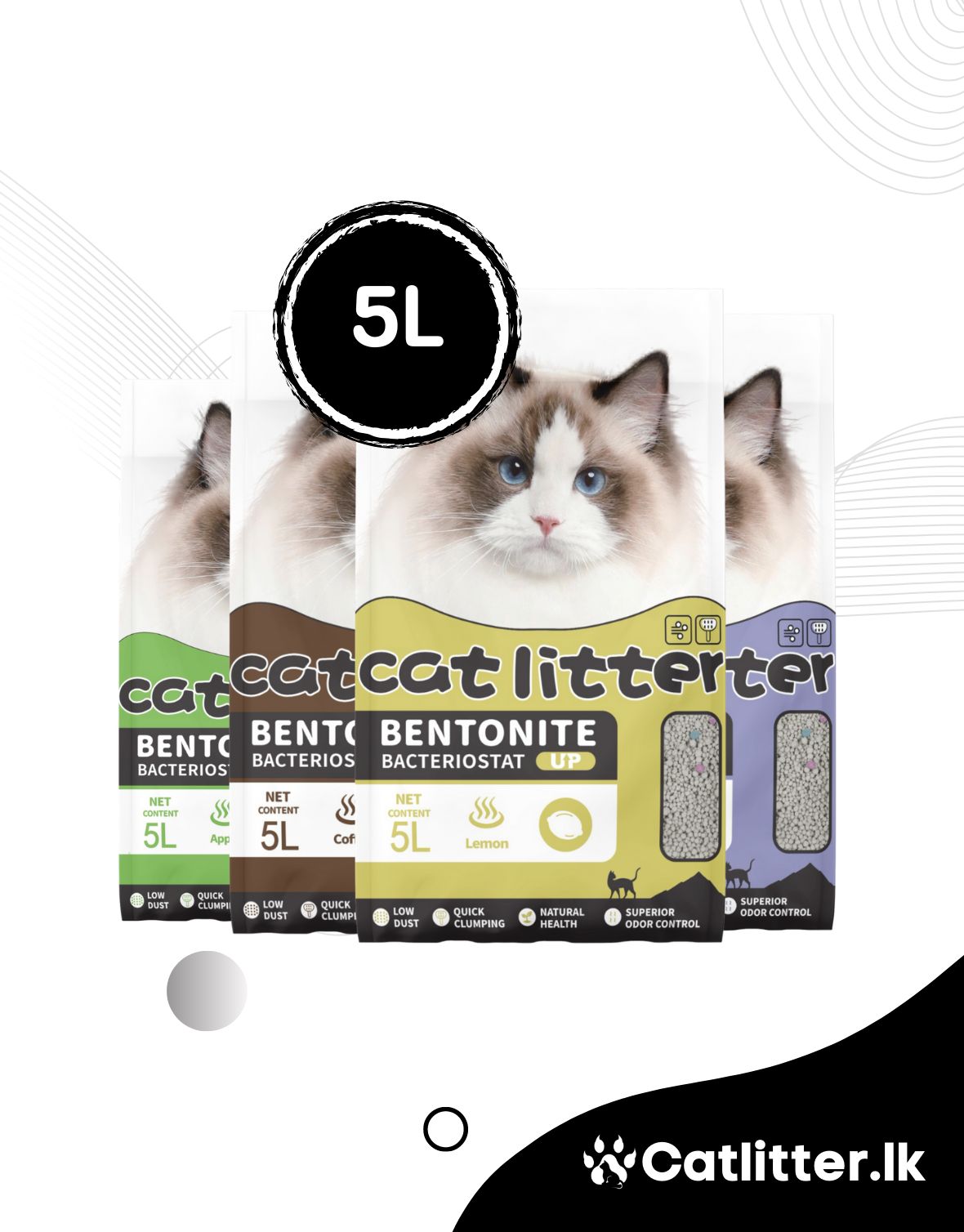 Mini Cat Bentonite Cat Litter 5L