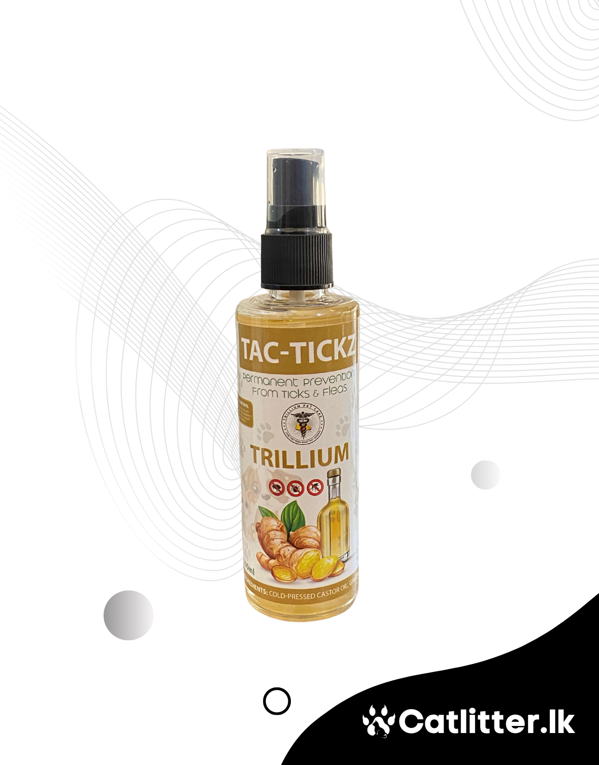 Trillium TAC-TICKZ Tick & Flea Spray 100ml