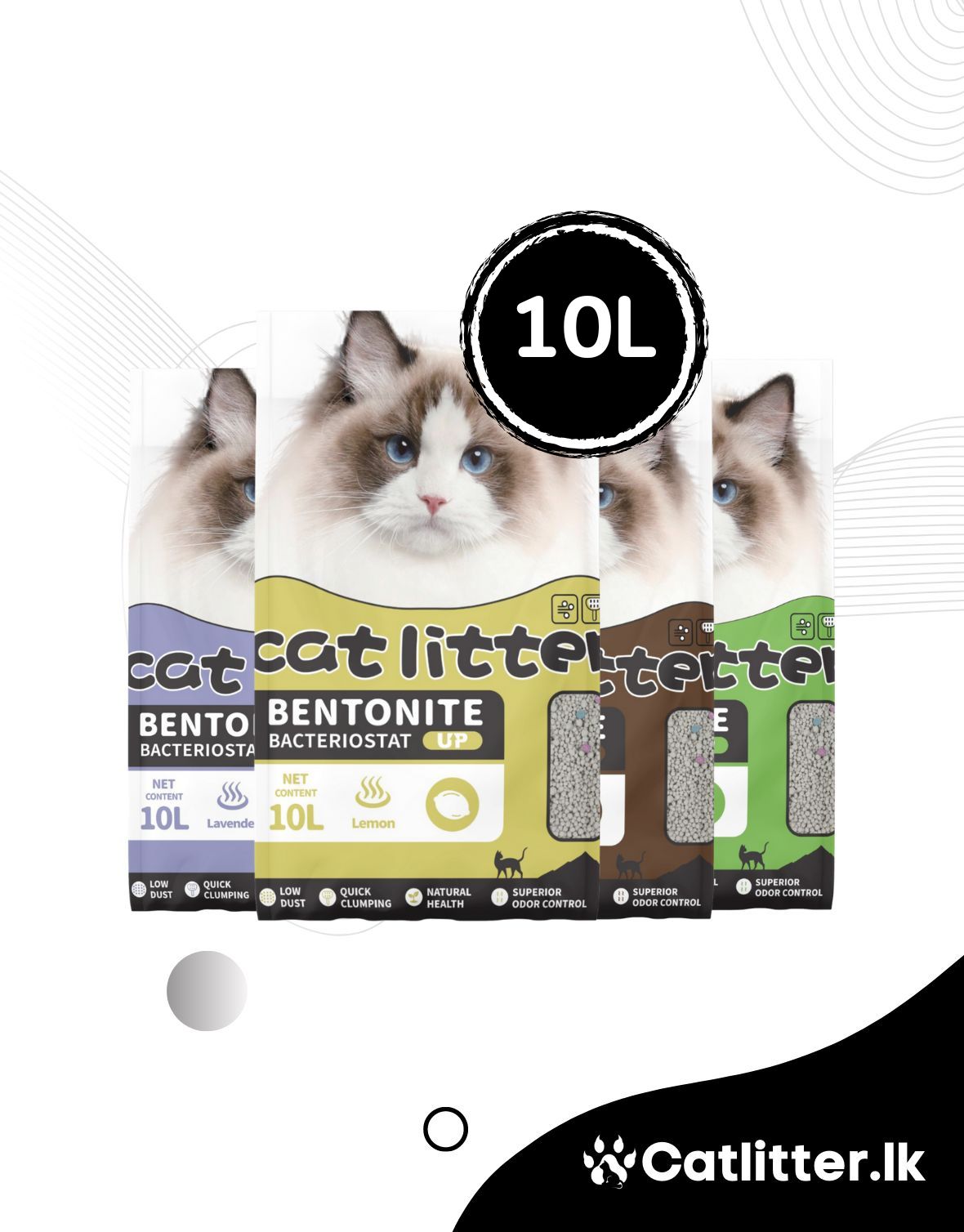 Mini Cat Bentonite Cat Litter 10L