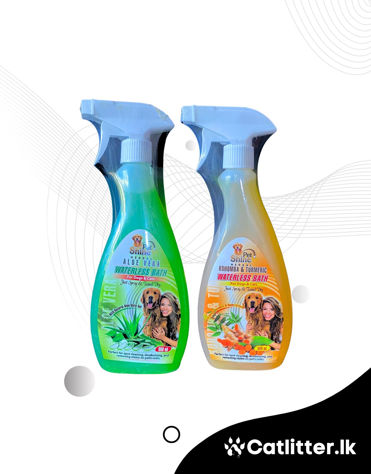 Pet Shine WATERLESS BATH for Dogs & Cats 500ml