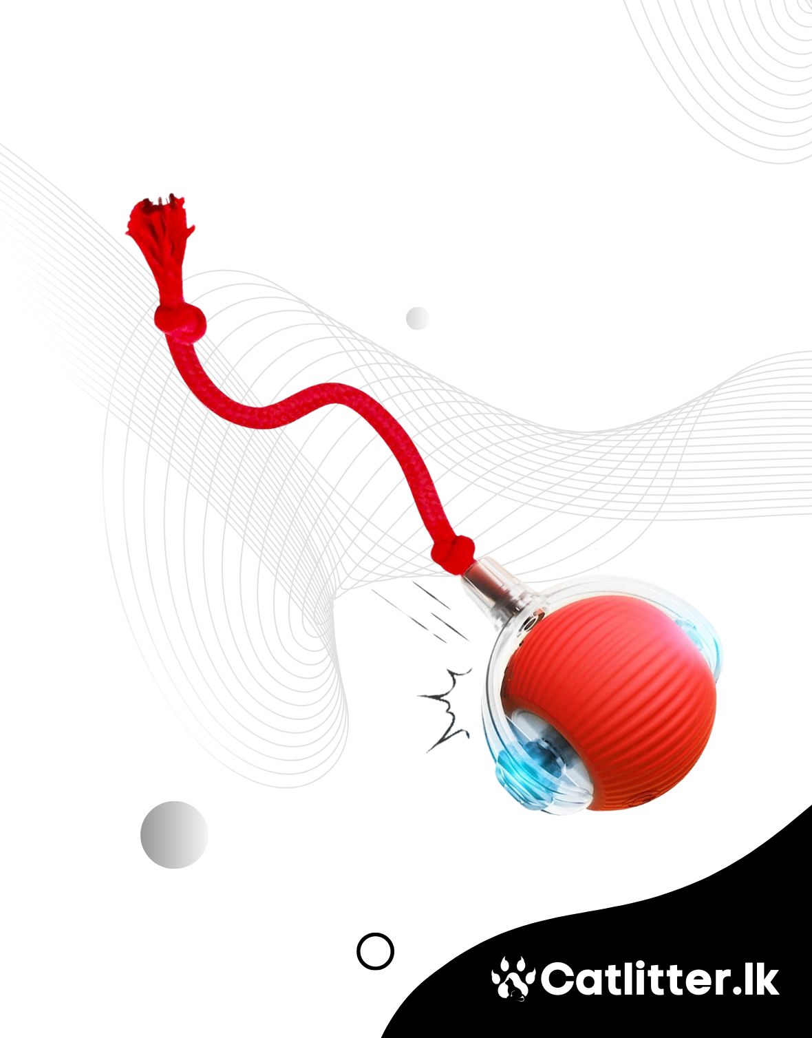 Smart Self Rolling Interactive Toy for cats and dogs