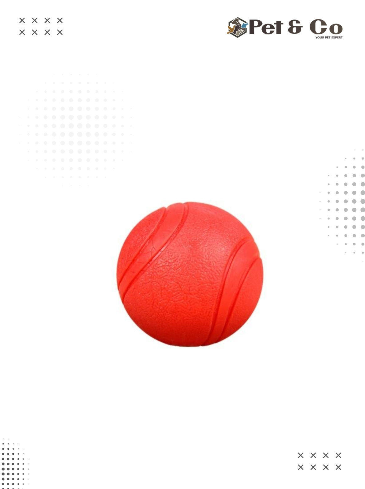 Hard Rubber Balls for Dogs (M)