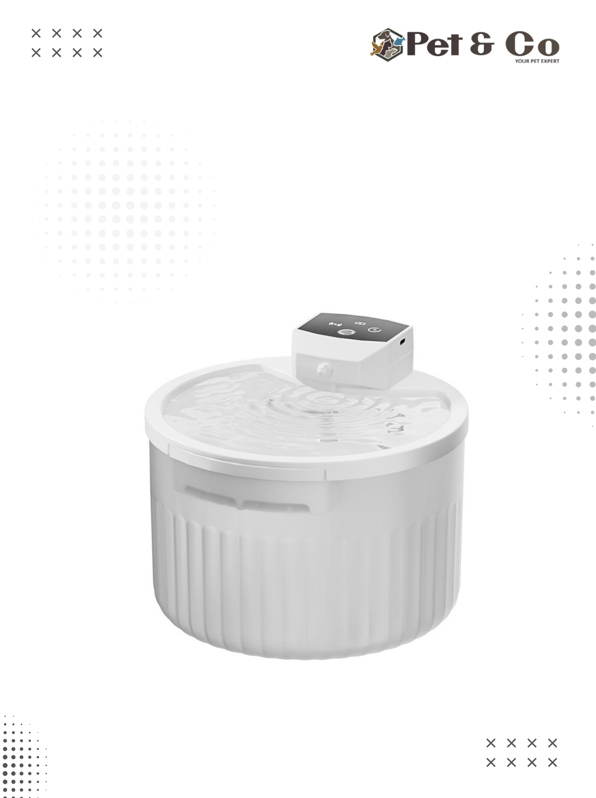 Automatic Wireless Pet Water Fountain Dispenser For Cats & Dogs