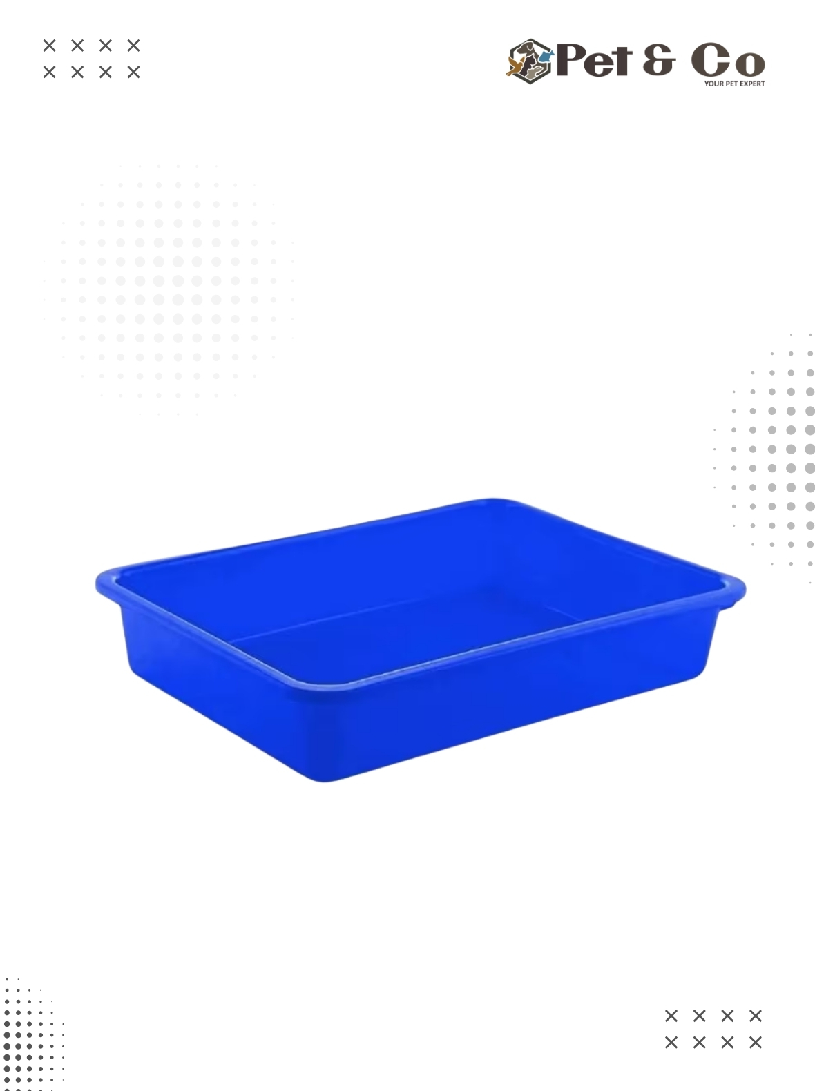 Basic Cat Litter Tray Assorted Colors - Small