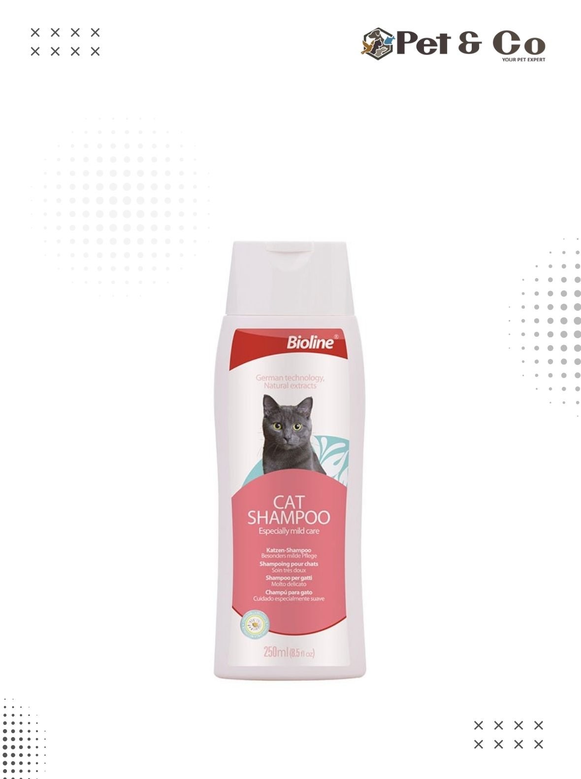 Bioline Cat Shampoo Especially Mild Care 250ml
