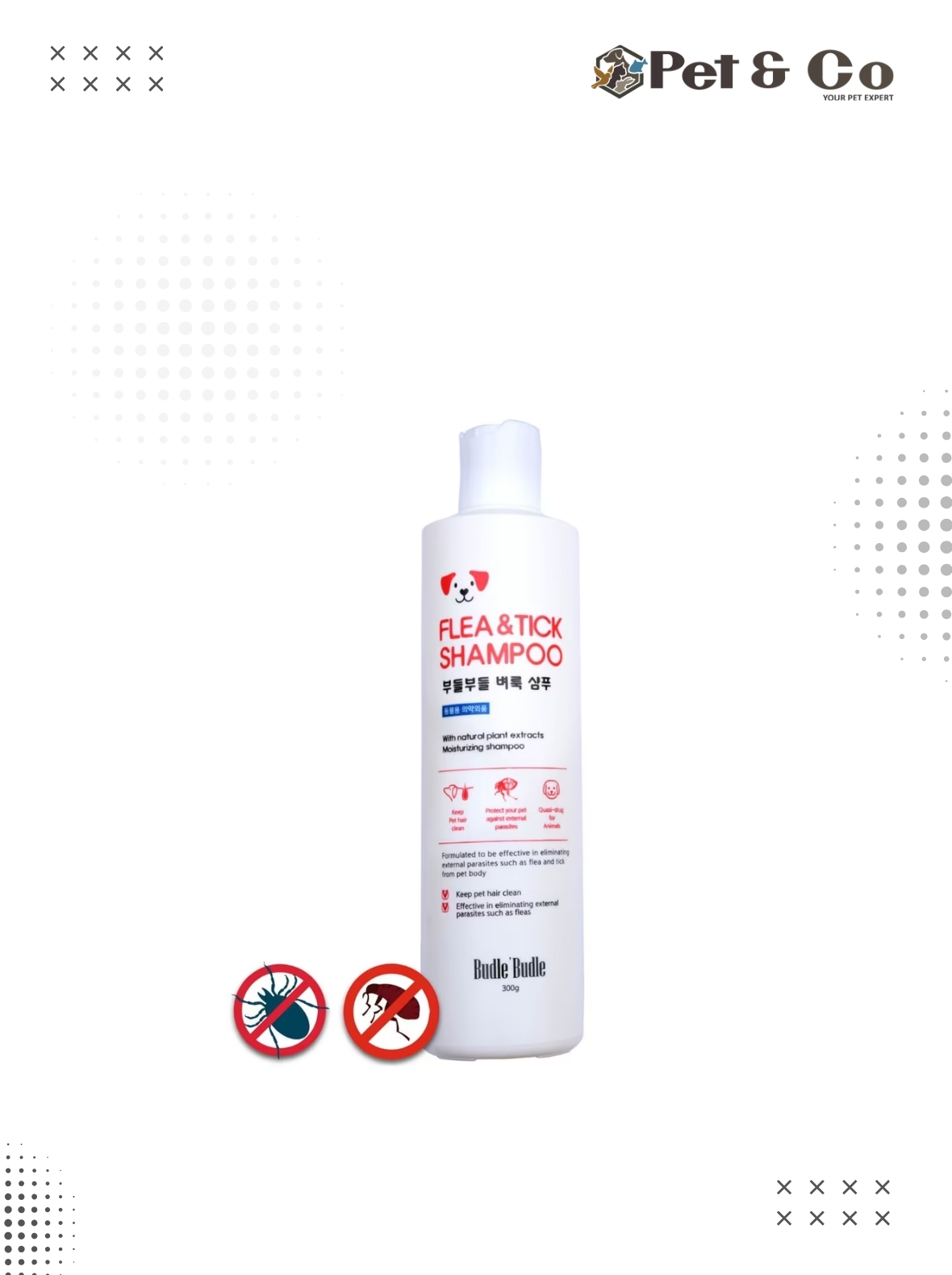 Budle-Budle Flea & Tick Shampoo 300g