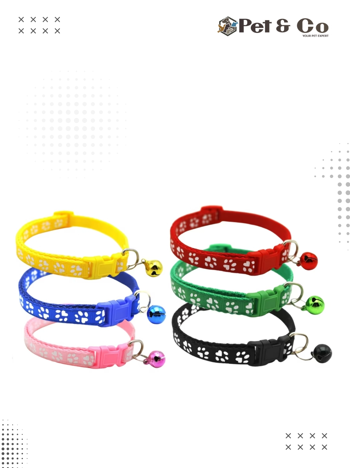 Cat Collar Multi Colour