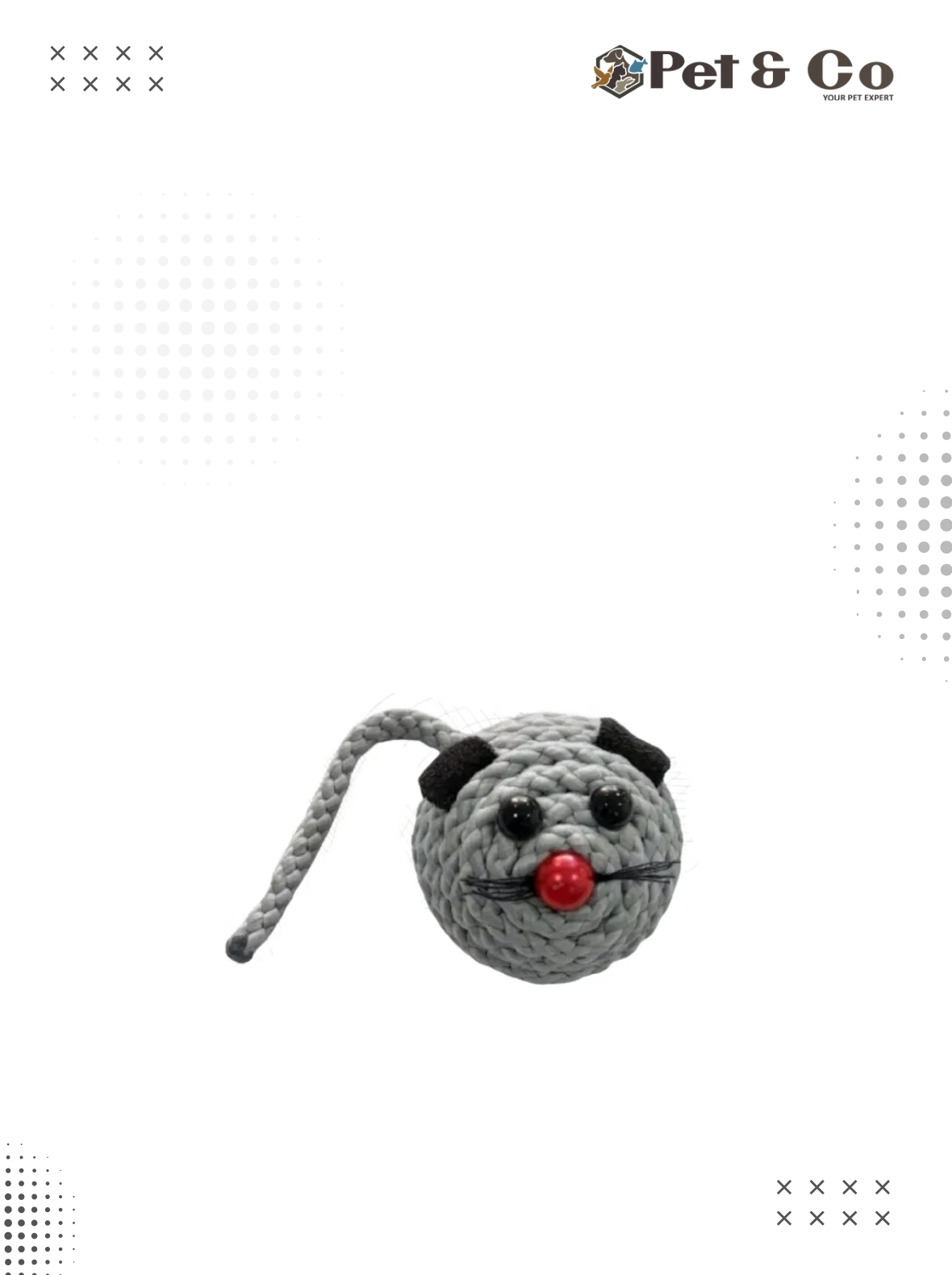 Cotton Rope Mouse Toy