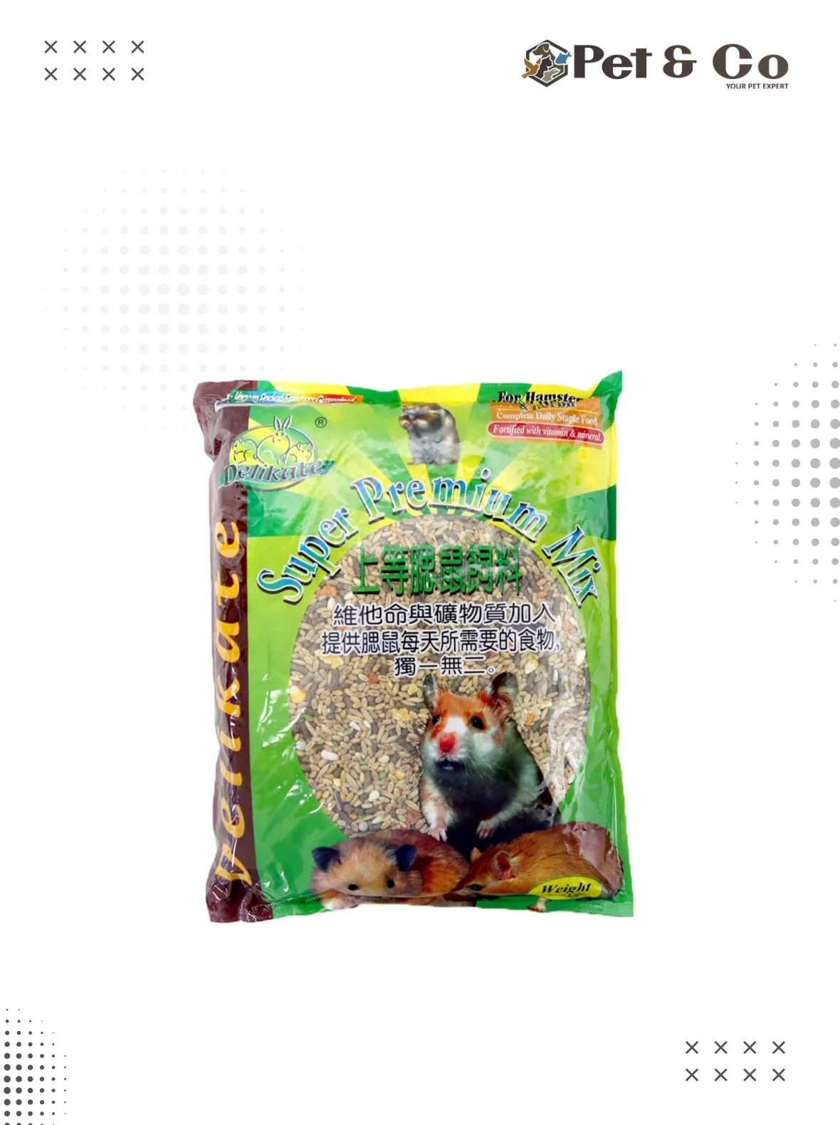 DELIKATE® Super Premium Mix For Hamster Food 1kg