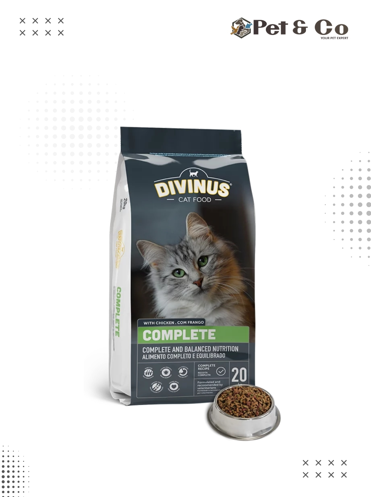Divinus Complete Cat Dry Food 20kg