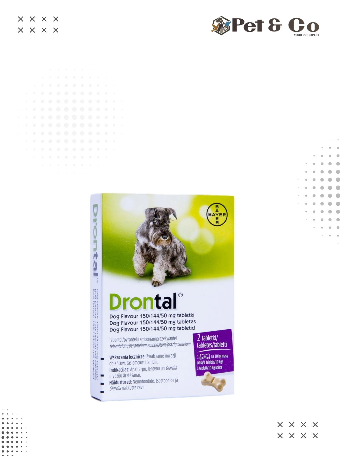 Drontal Dog Deworm Tablet (2 Tablets)