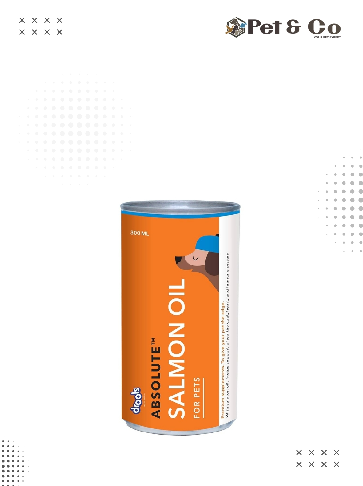 Drools Absolute Salmon Oil For Dogs 300ml