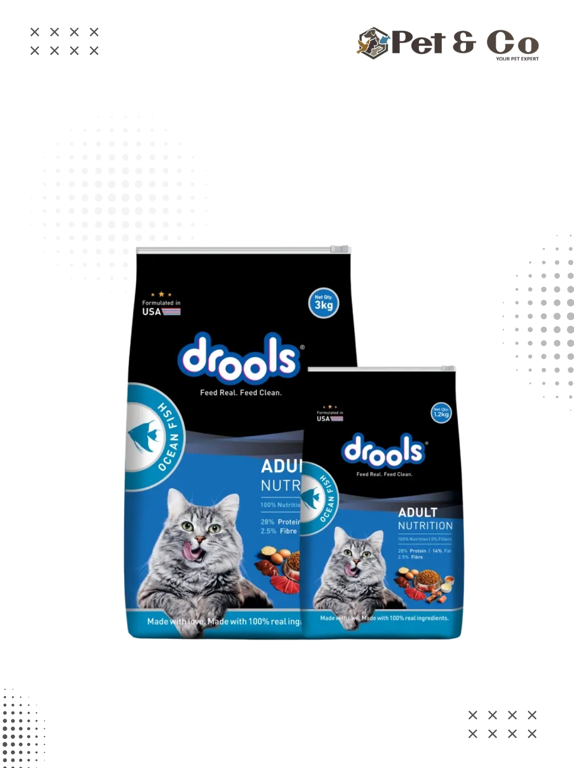 Drools Dry Food For Adult Cat - Ocean Fish