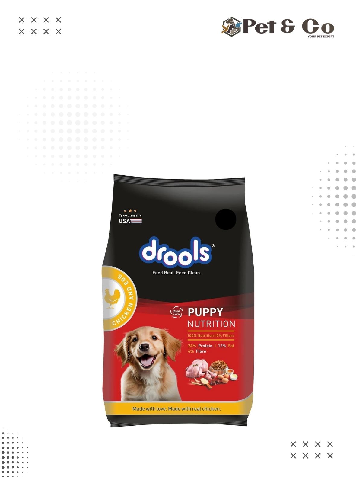 Drools Dry Food For Puppy - Chicken & Egg
