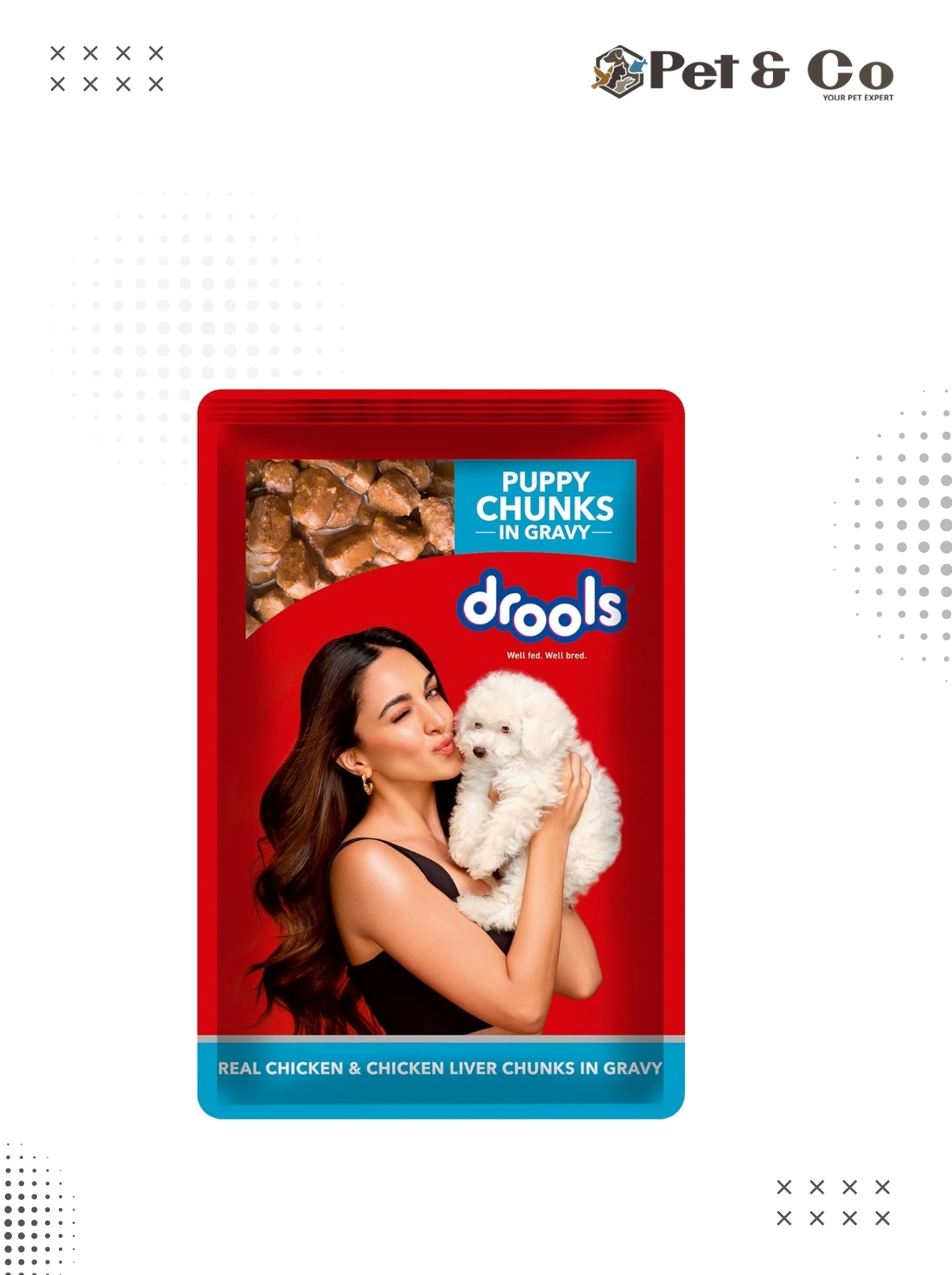 Drools Wet Food For Puppy - Chicken & Liver Chunk In Gravy 150g