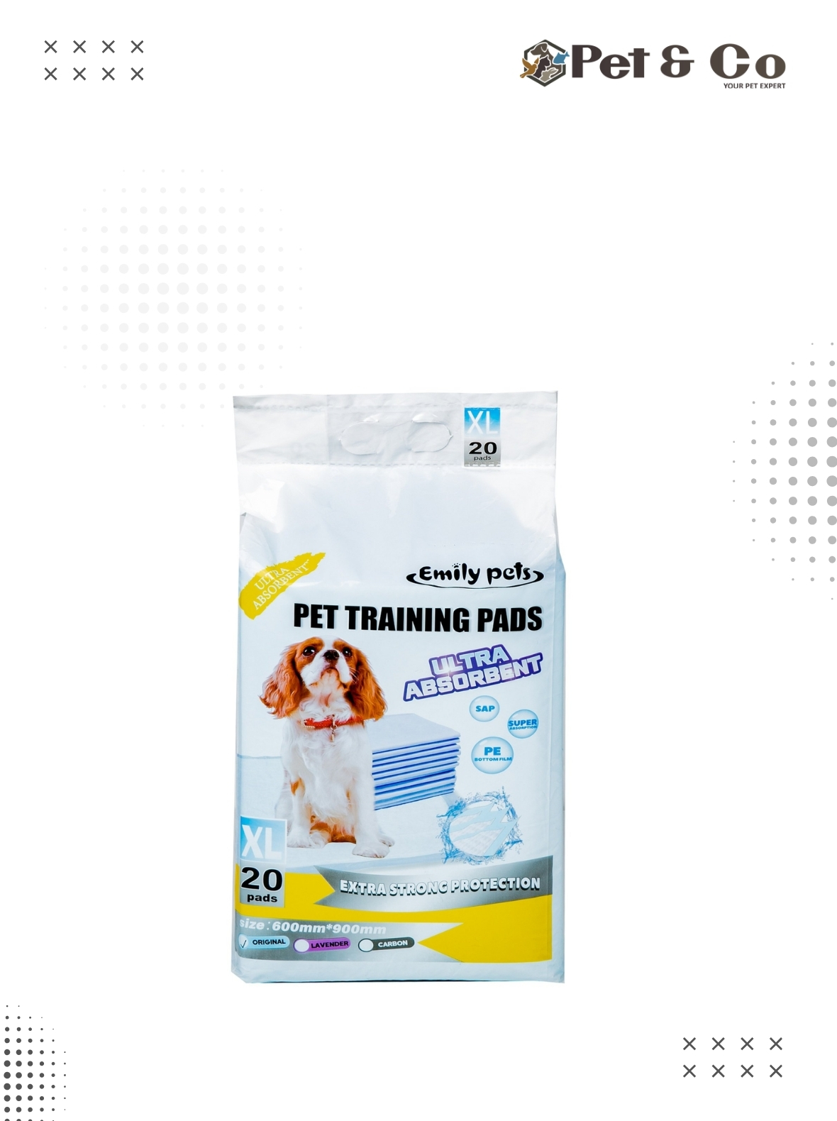 Emily Pets Pet Training Pads For Dogs 20pcs