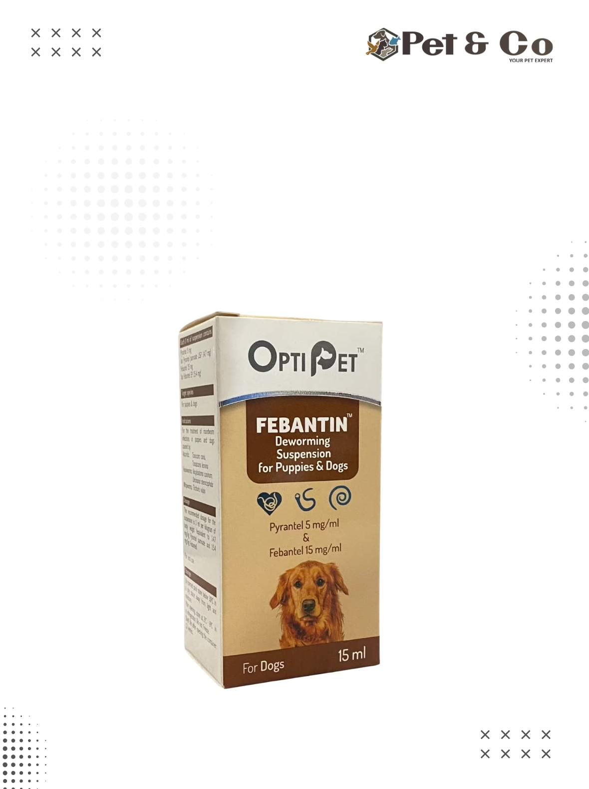 Febantin Deworming Suspension For Puppies & Dogs 15ml