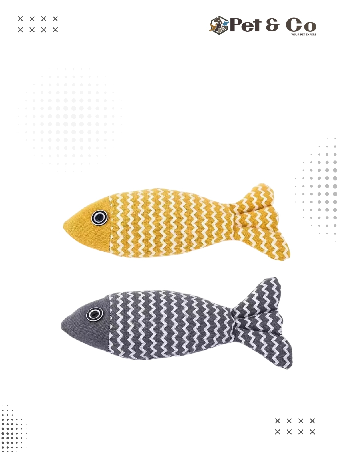 Fish Shaped Catnip Chewing Toy For Cats