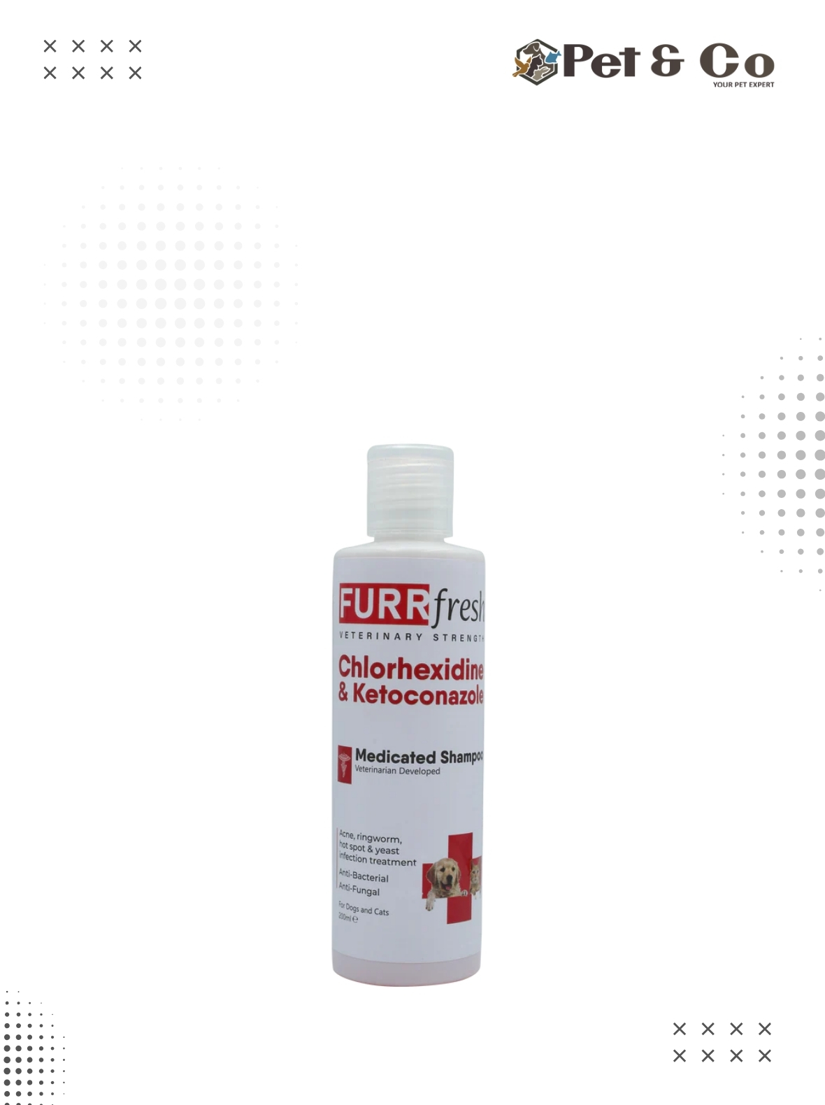 FURR FRESH Medicated Shampoo for Cats & Dogs 200mL