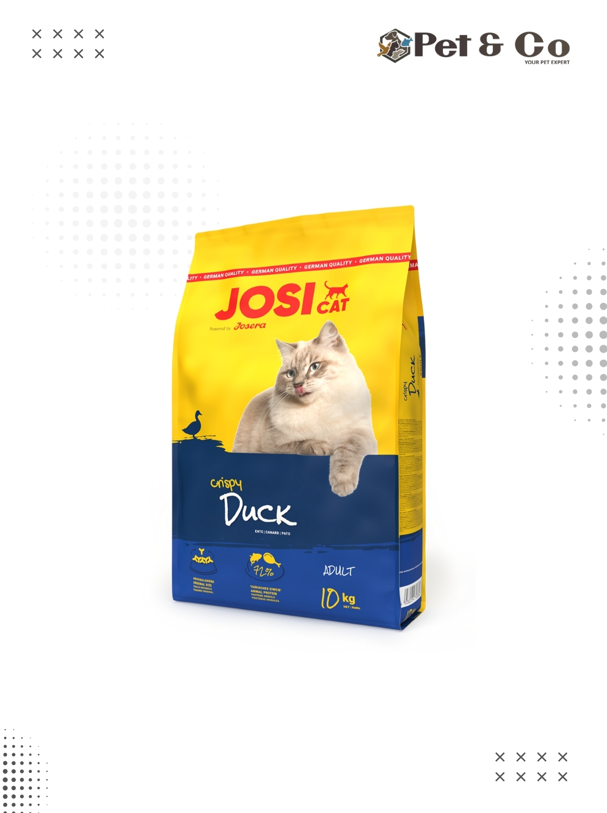 JOSI Cat Crispy Duck Dry Food