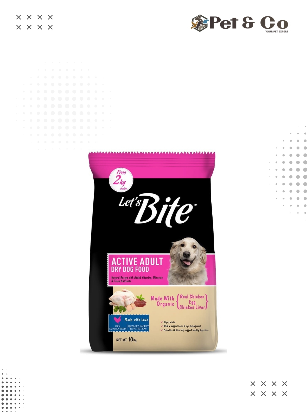 Let's Bite Active Adult Dog Dry Food