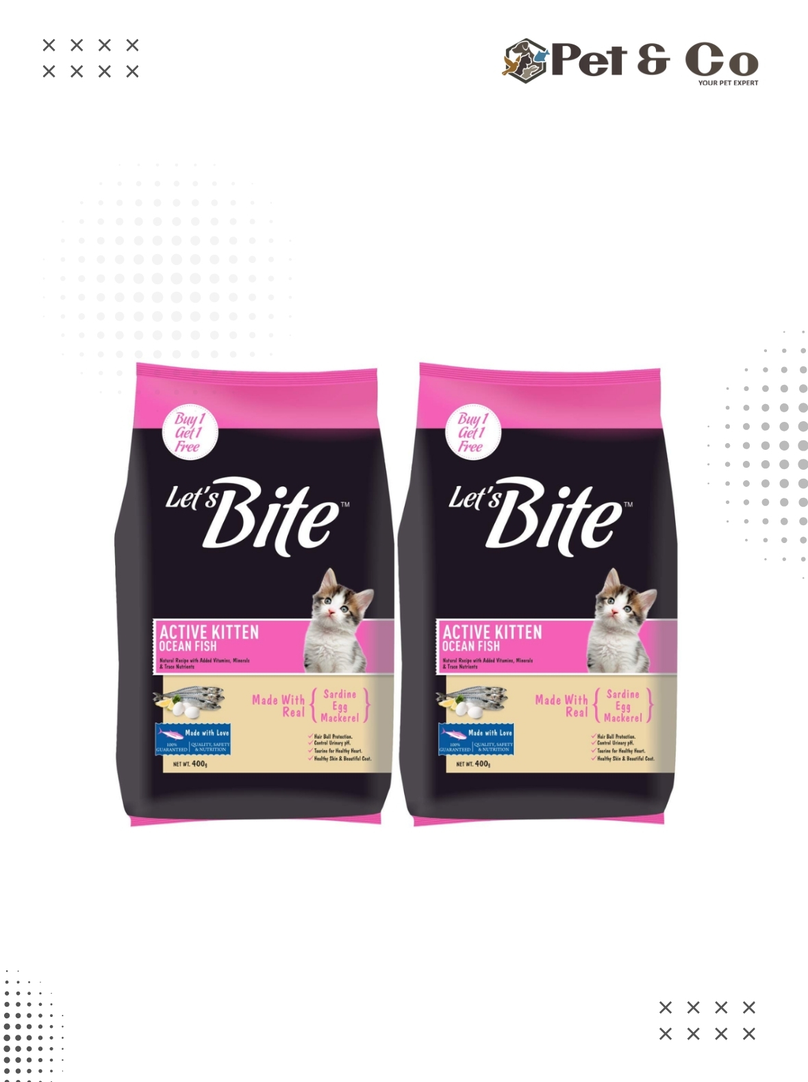 Let's Bite Active Kitten Cat Dry Food(1-12months)