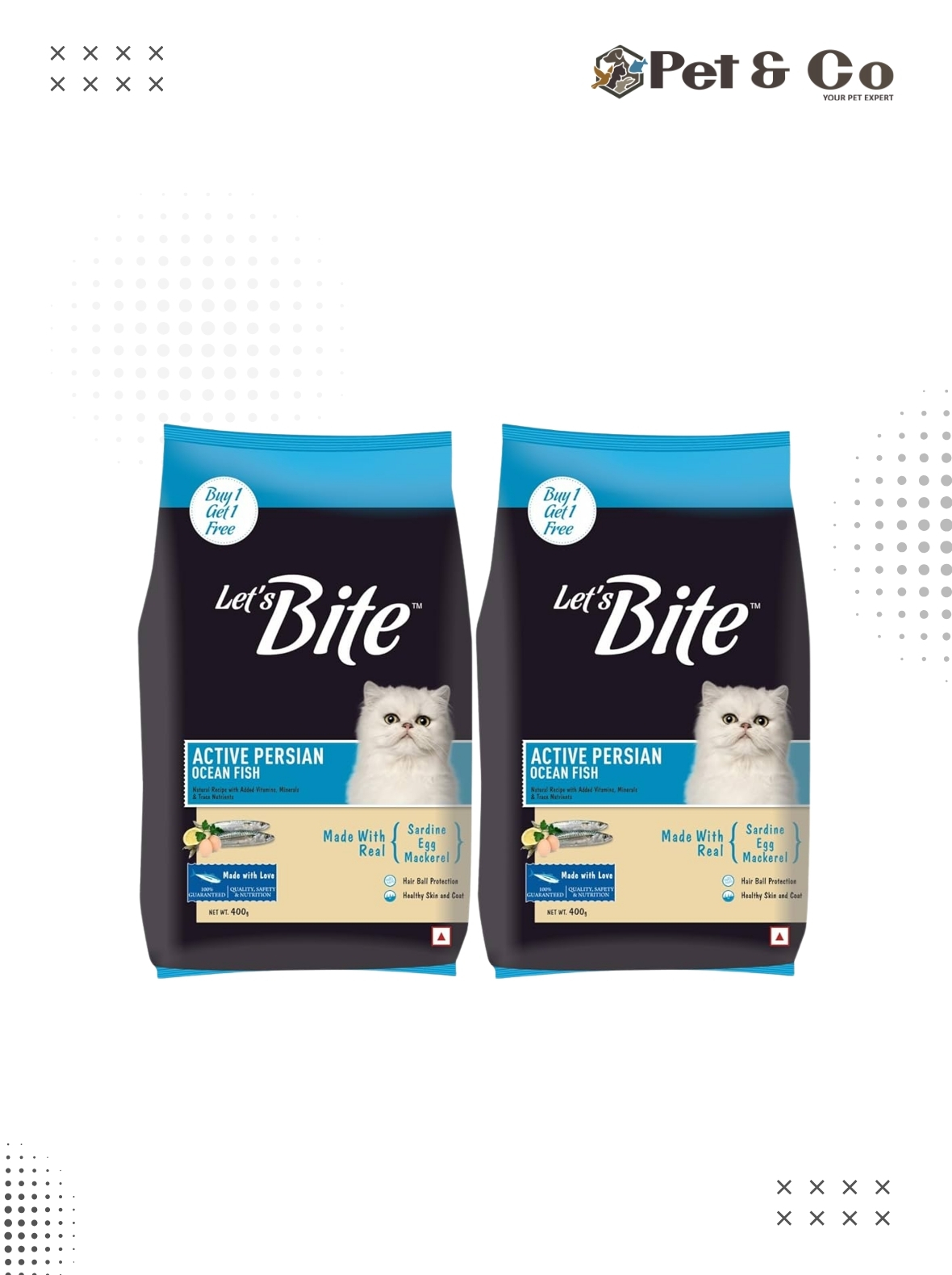 Let's Bite Active Persian Adult Cat Dry Food (+1 year)