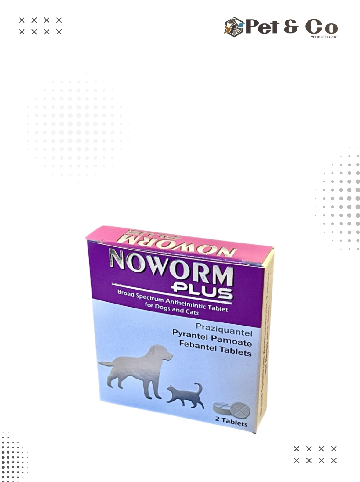 Noworm Plus Deworming Tablets for Dogs (2 Tablets)