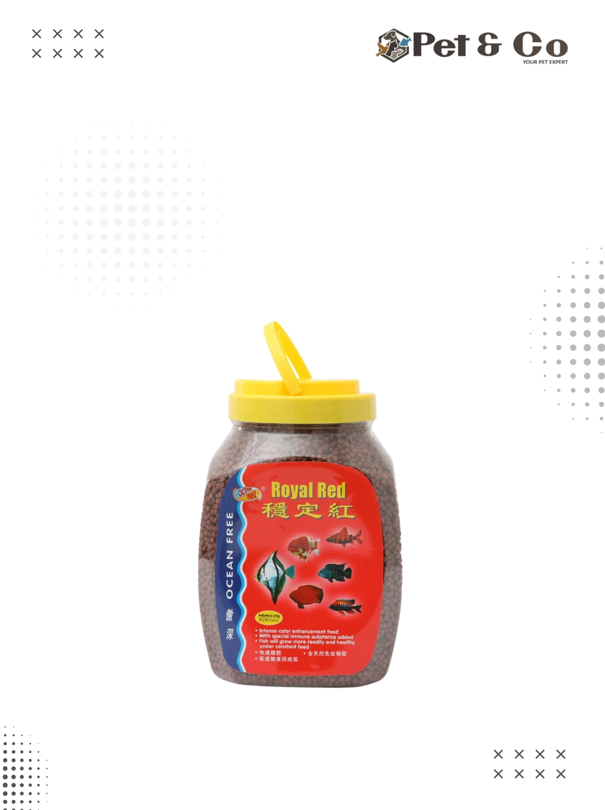 OCEAN FREE® Royal Red Fish Food (Medium)