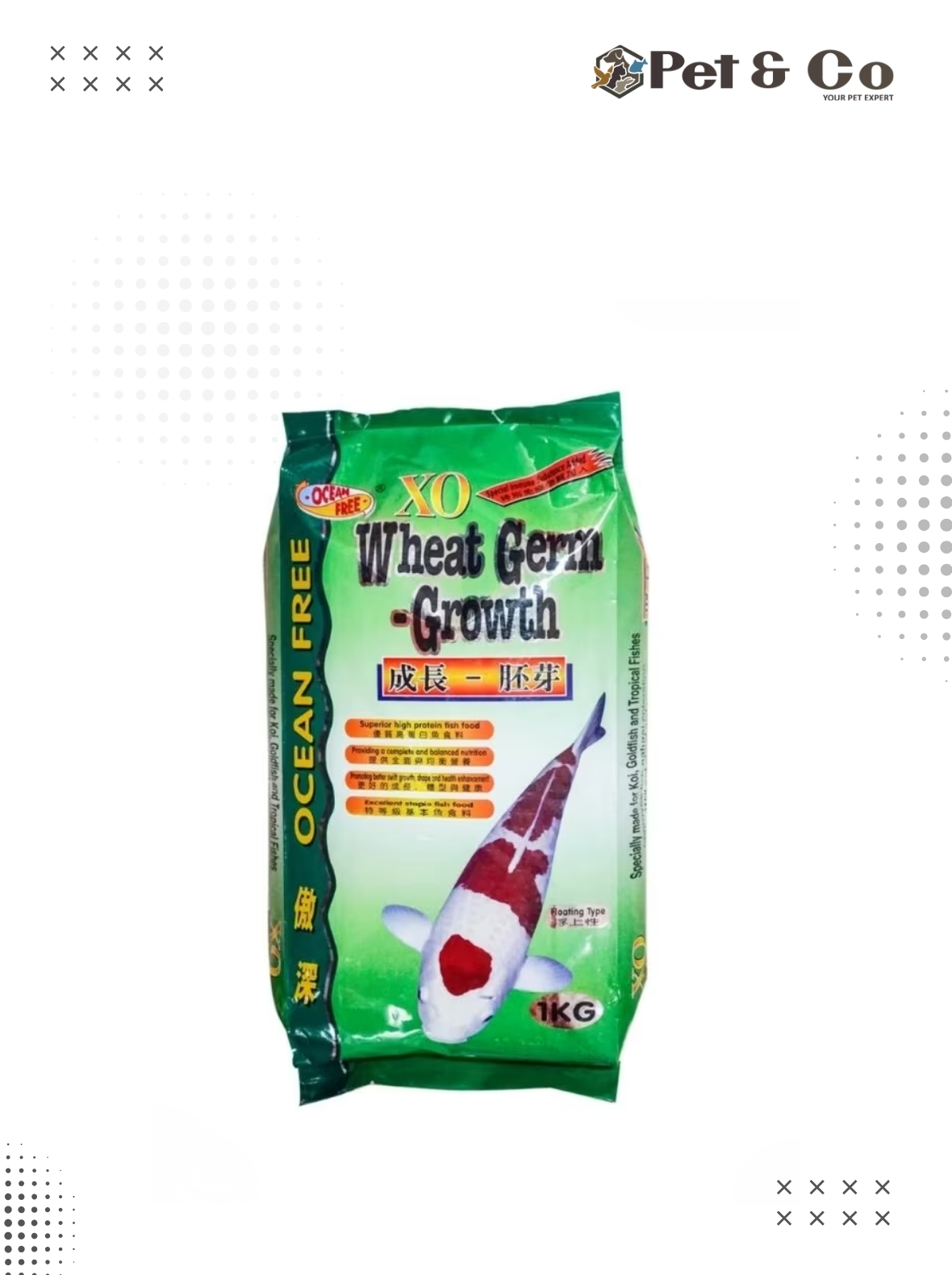 Ocean Free Xo Wheat Germ Growth Fish Food