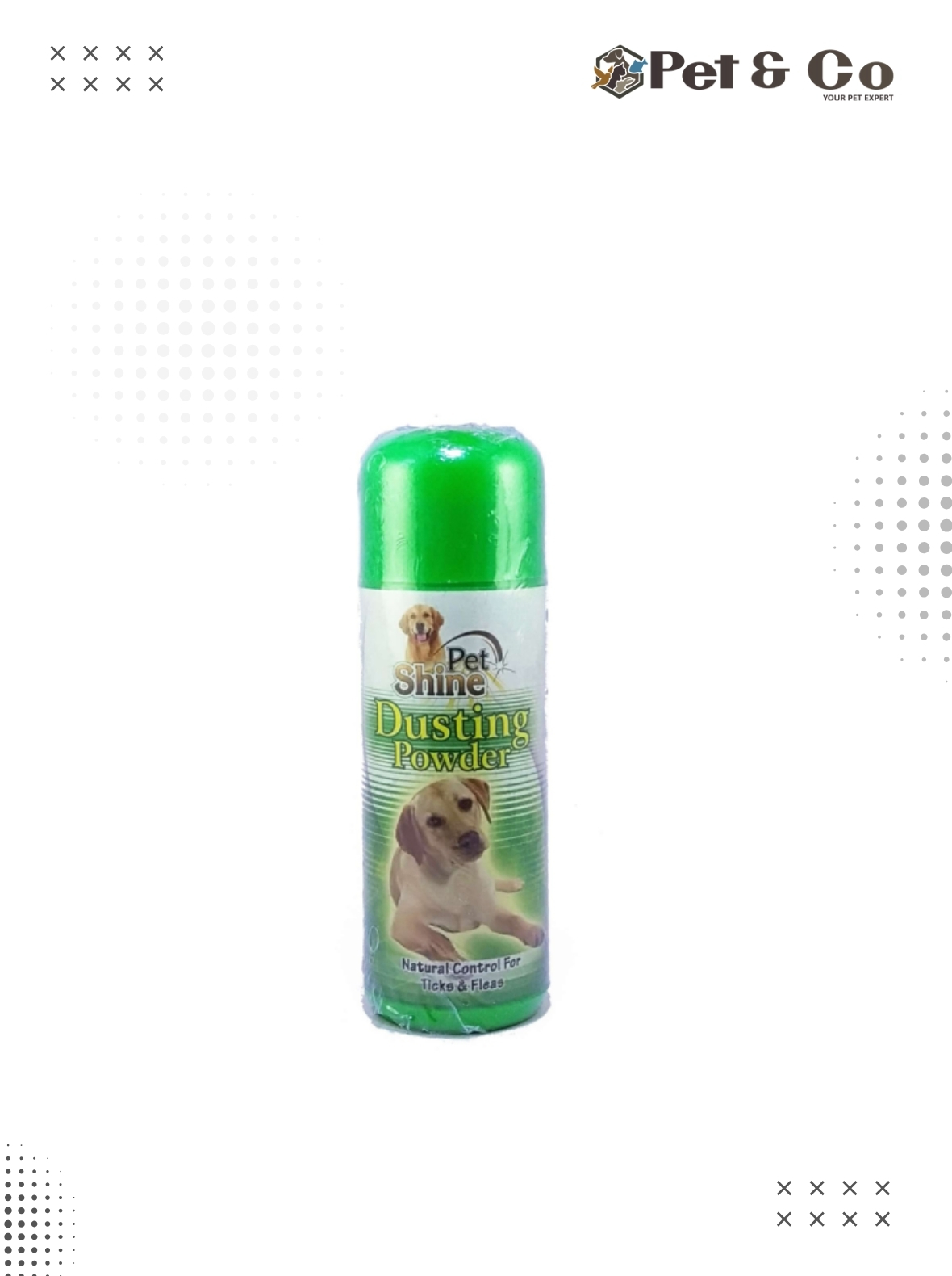 Pet Shine Dusting Powder For Ticks & Fleas 100g