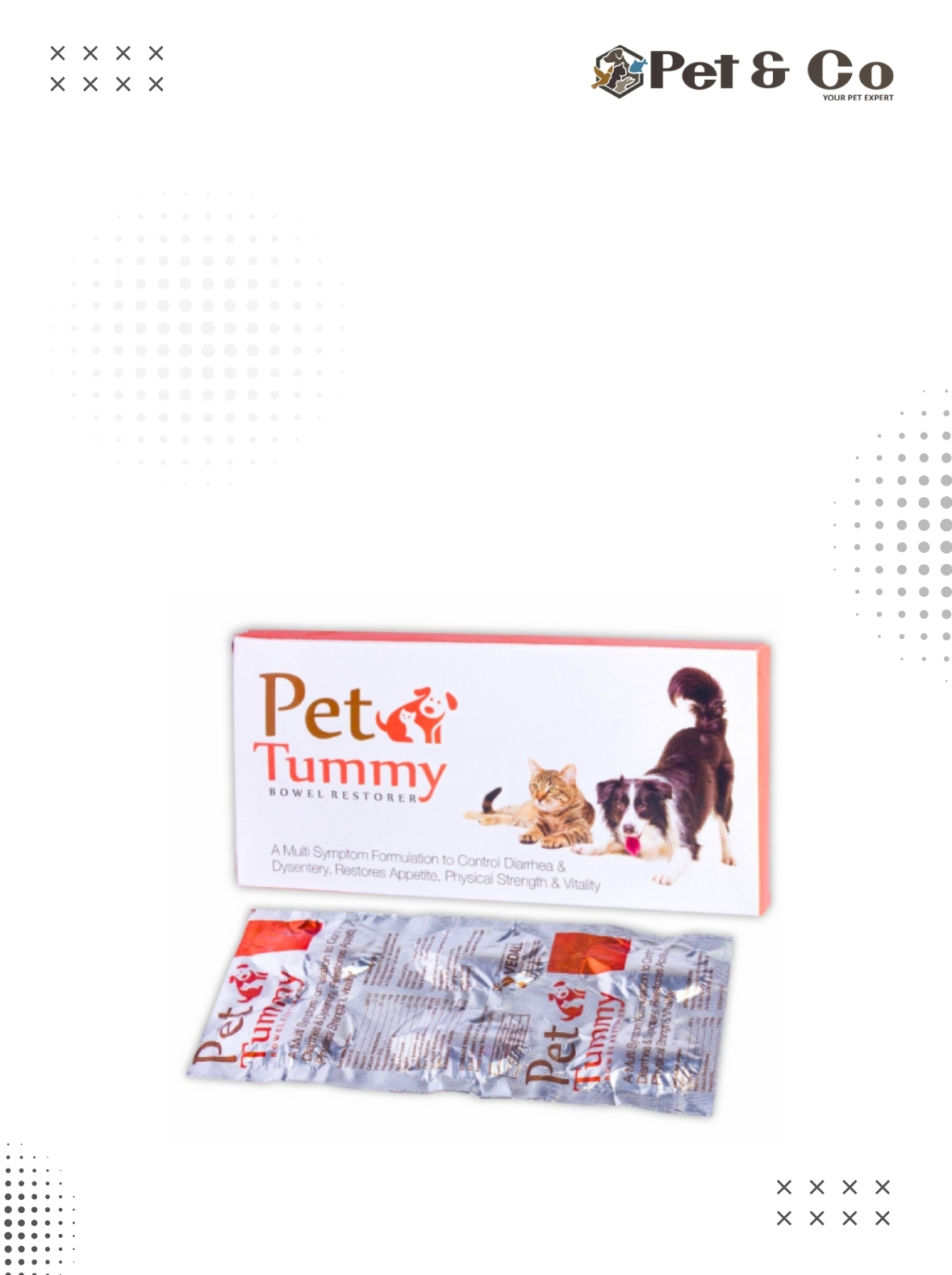 Pet Tummy Bowel Restorer Tablets
