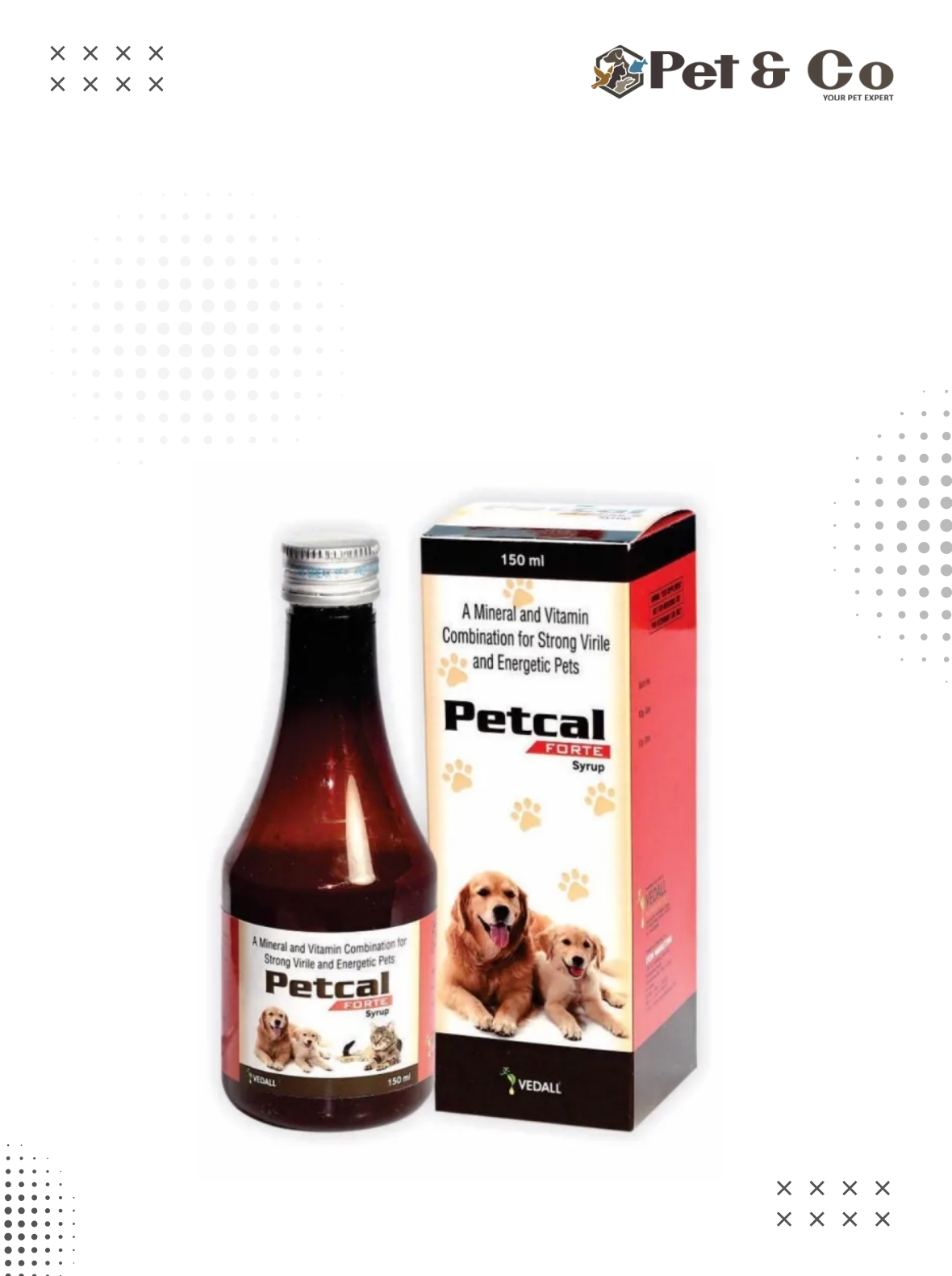 Petcal Forte Syrup For Dogs & Cats 150ml