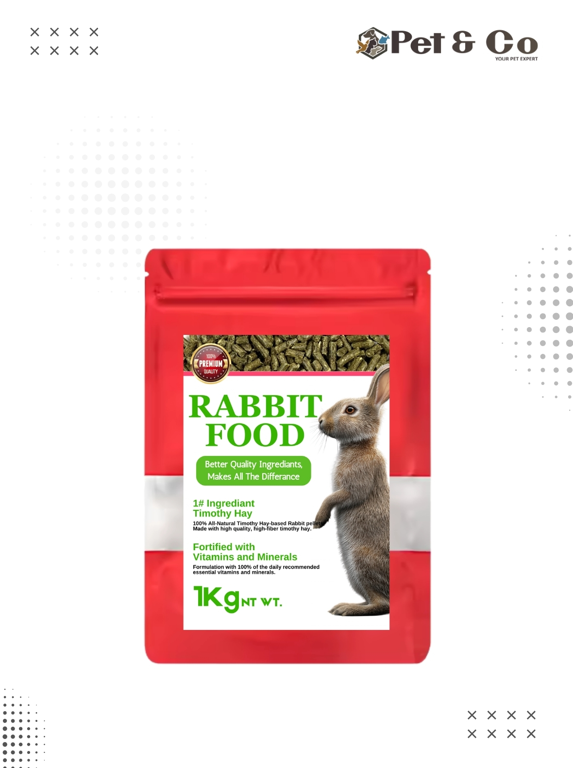 Rabbit Food Pellet 1kg