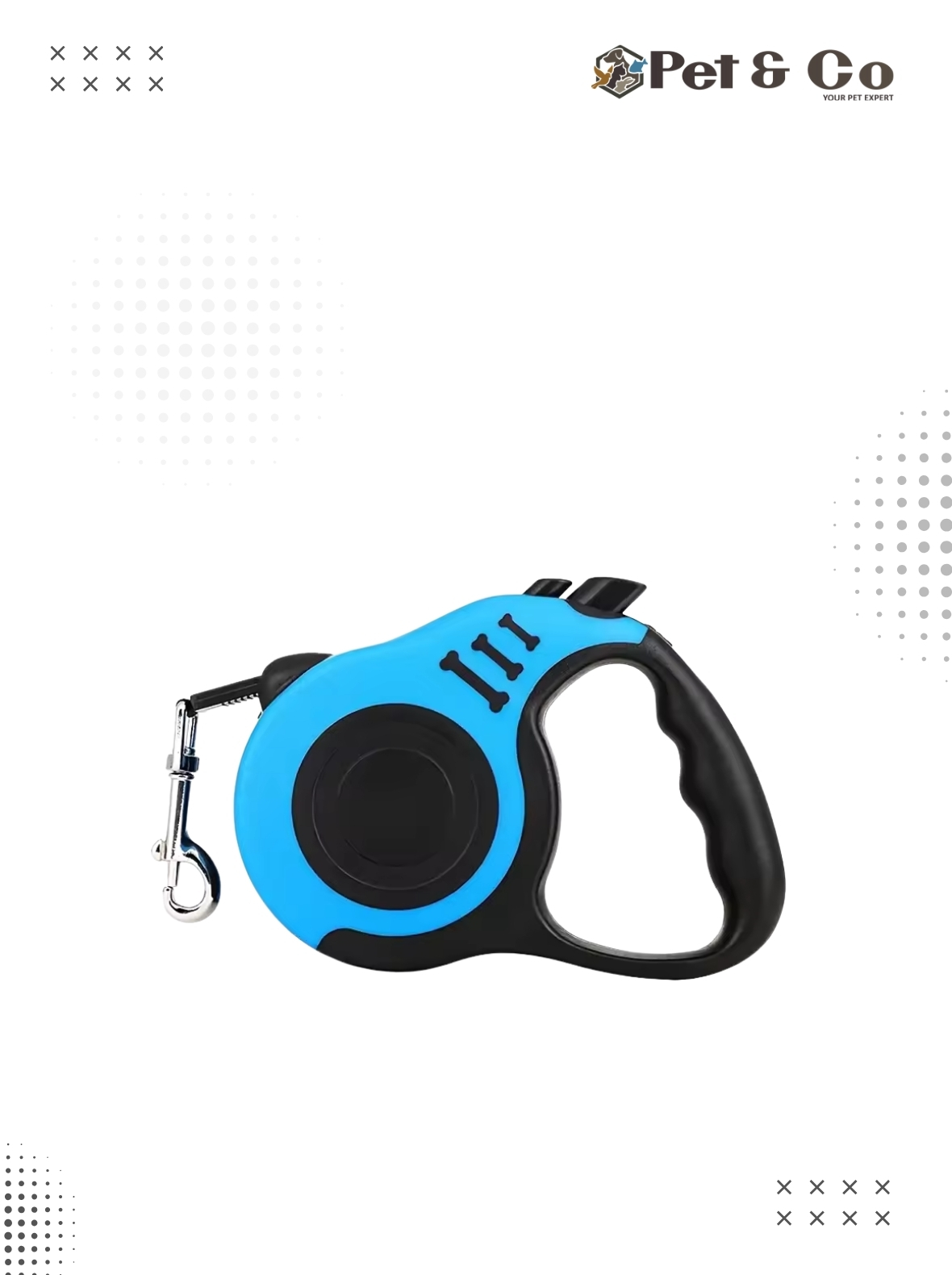 Retractable Dog Leash 16.5ft (5m) 33lbs