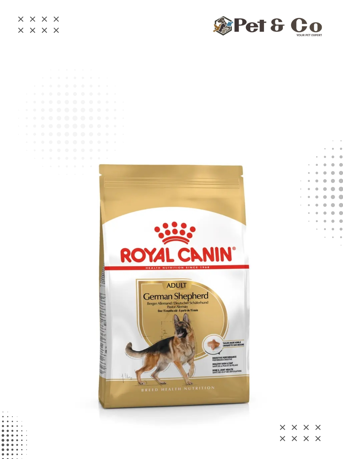 Royal Canin German Shepherd Adult Dry Dog Food - 3KG
