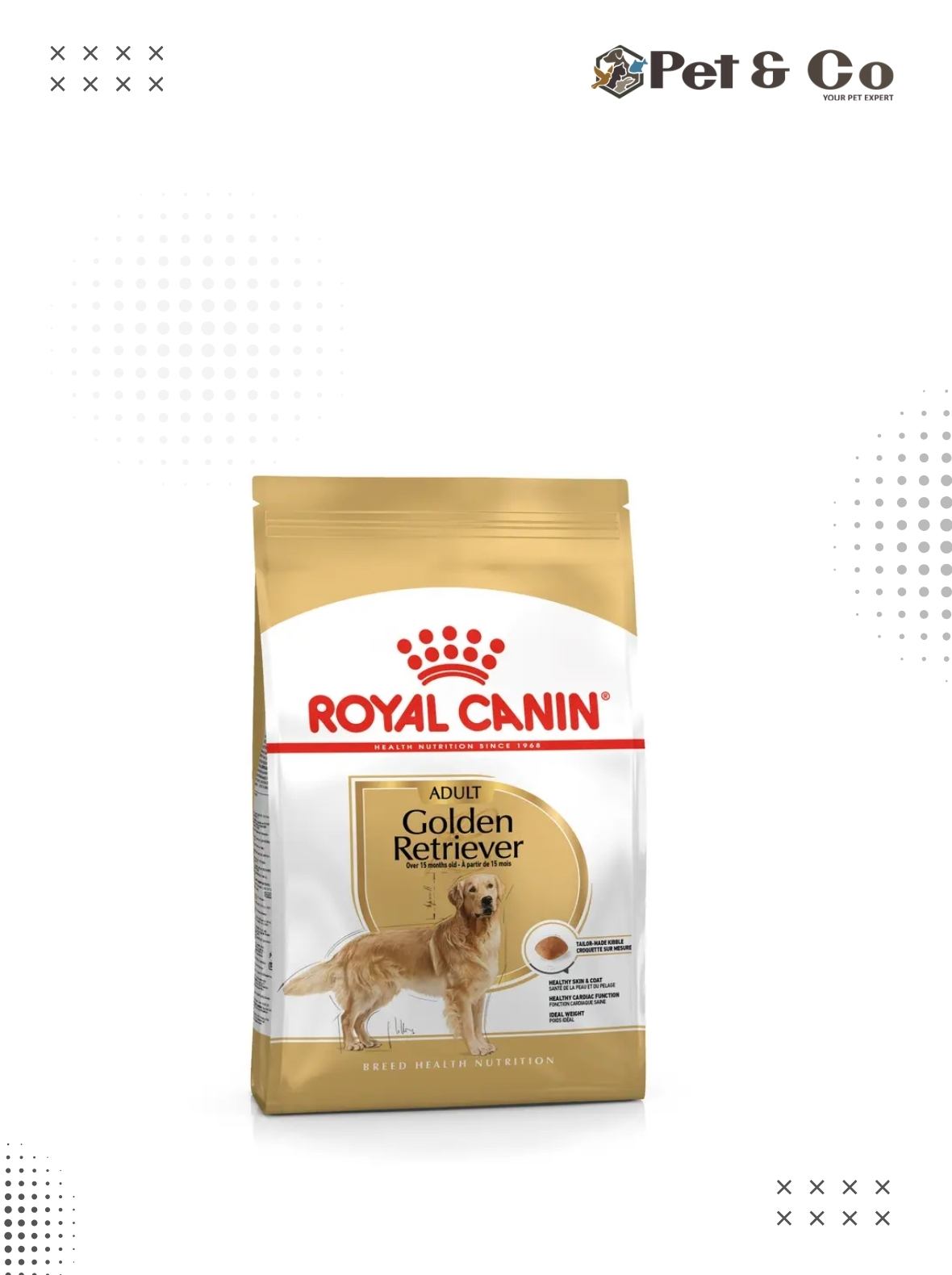 Royal Canin Golden Retriever Adult Dry Dog Food - 3KG