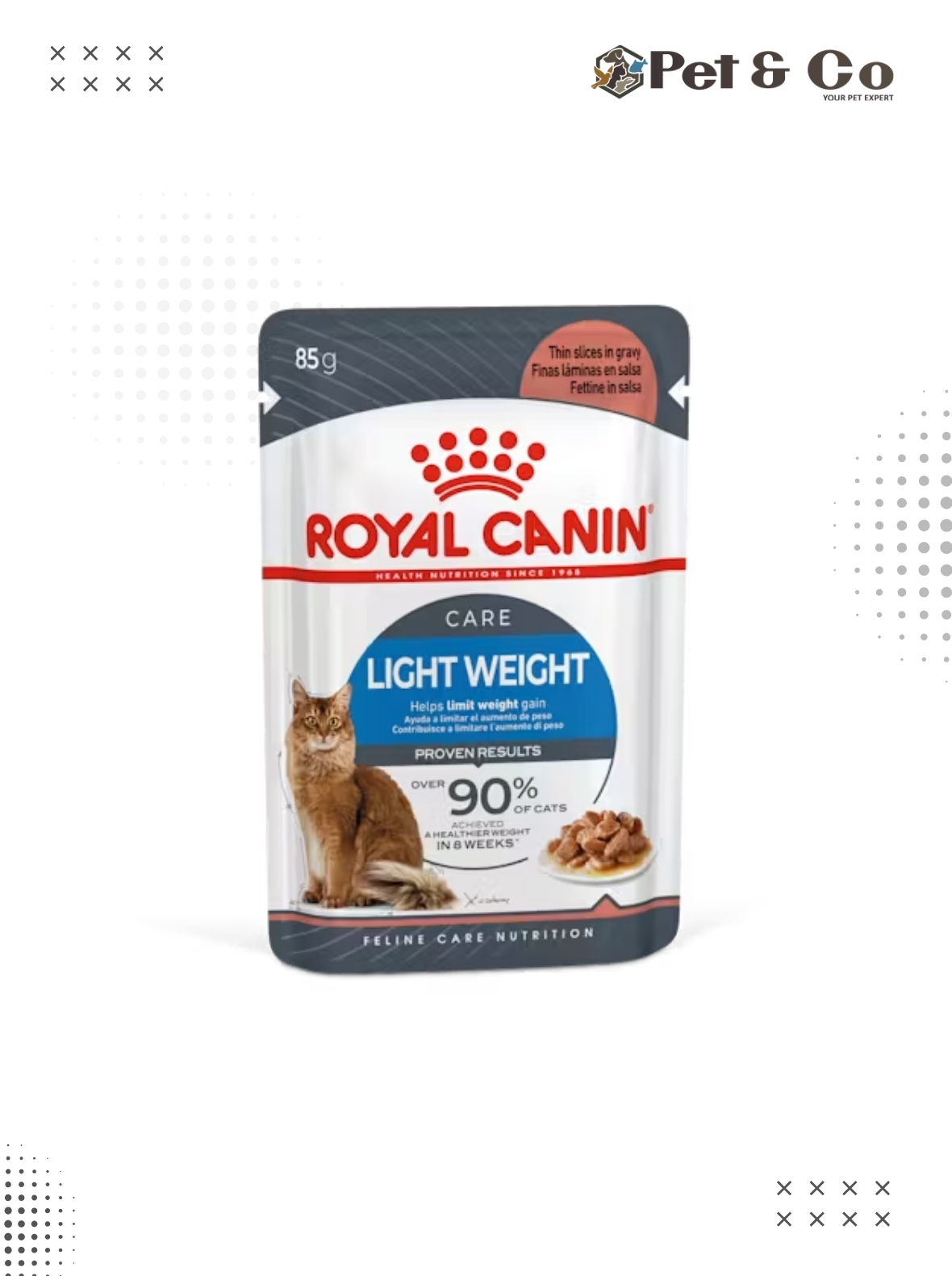 Royal Canin Light Weight Care Gravy Cat Wet Food 85g