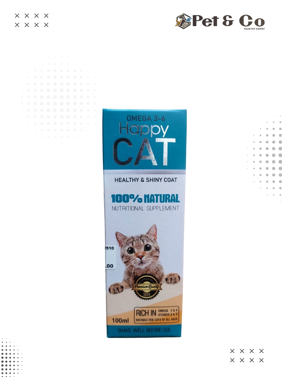 Vetmax Salmon Fish Oil (Omega 3-6) for Cats