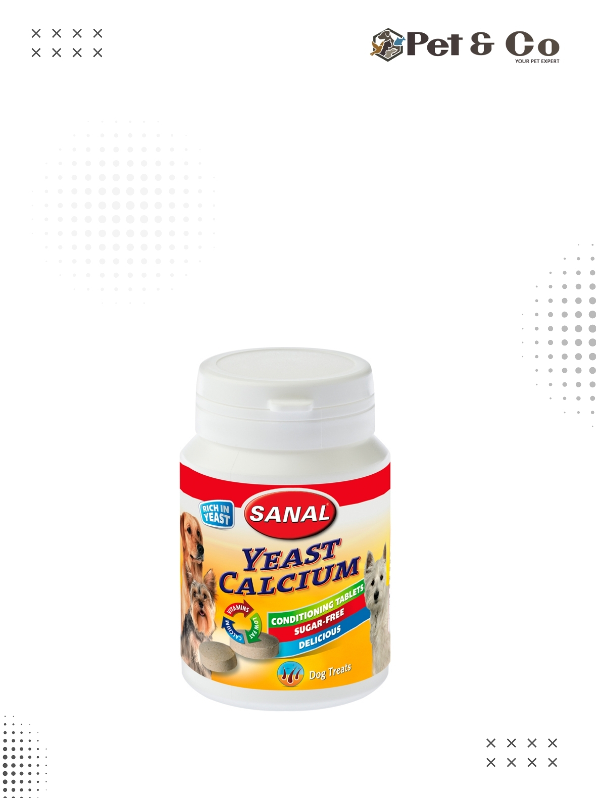 Sanal Yeast-Calcium Jar for Dogs