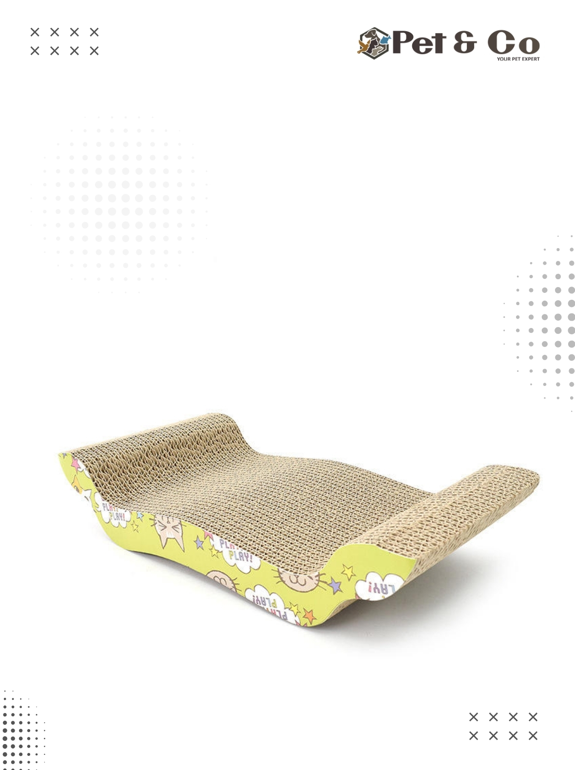 Scratch Boards for Cats - Wave Shape