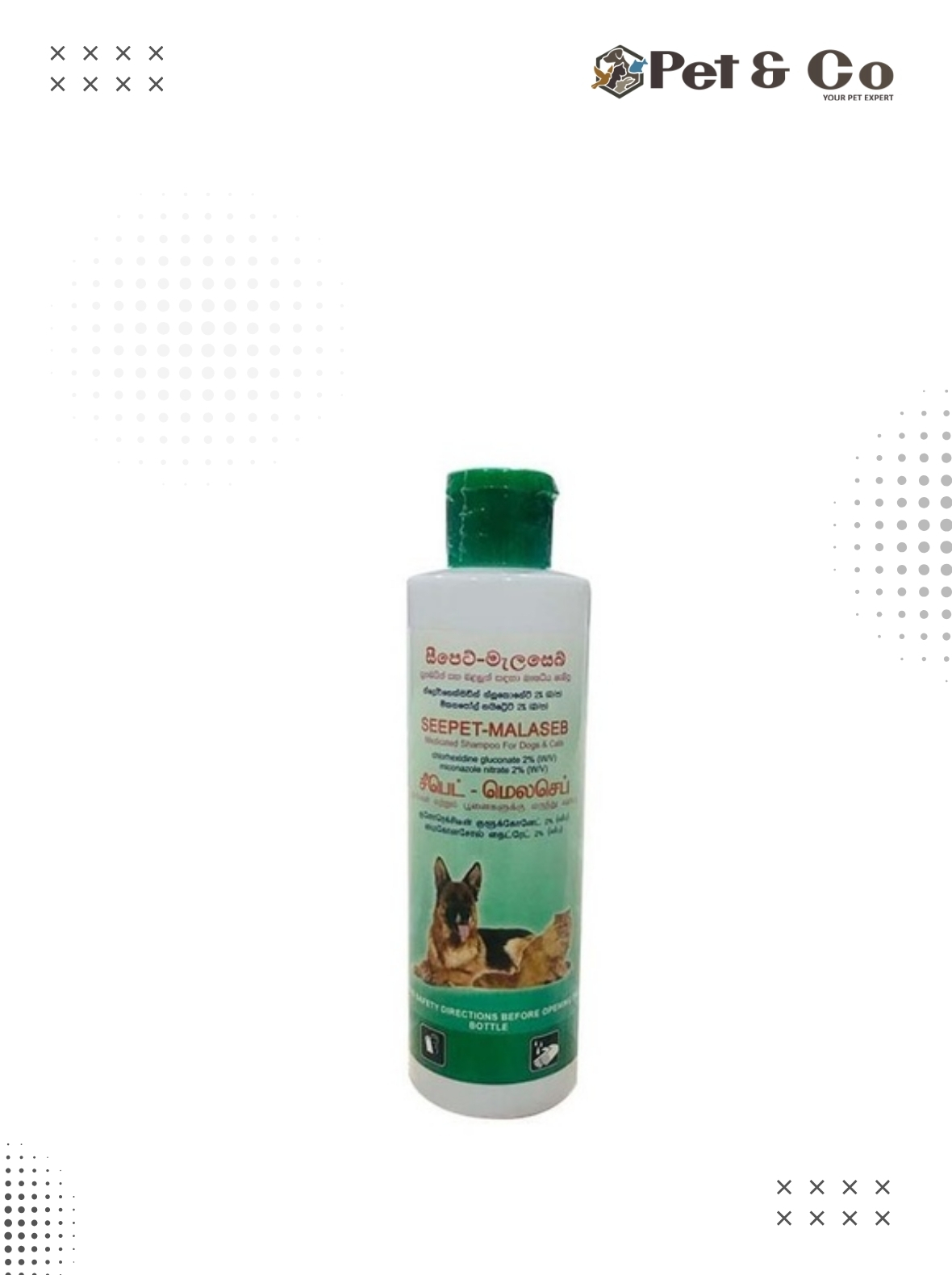 SEEPET-MALASEB Shampoo for cats & Dogs - 200mL