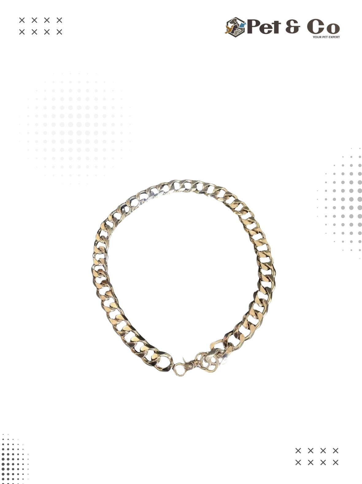 Silver Metal Chain For Dogs