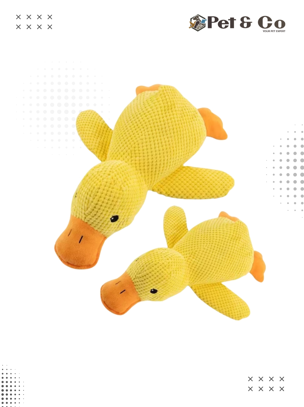 Squeaky Duck Toy For Dog